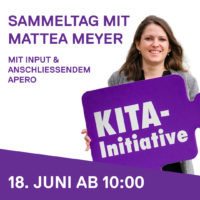 Sammeltag für die Kita-Initiative mit Mattea Meyer